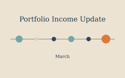 How Portfolio Income Was Built in March